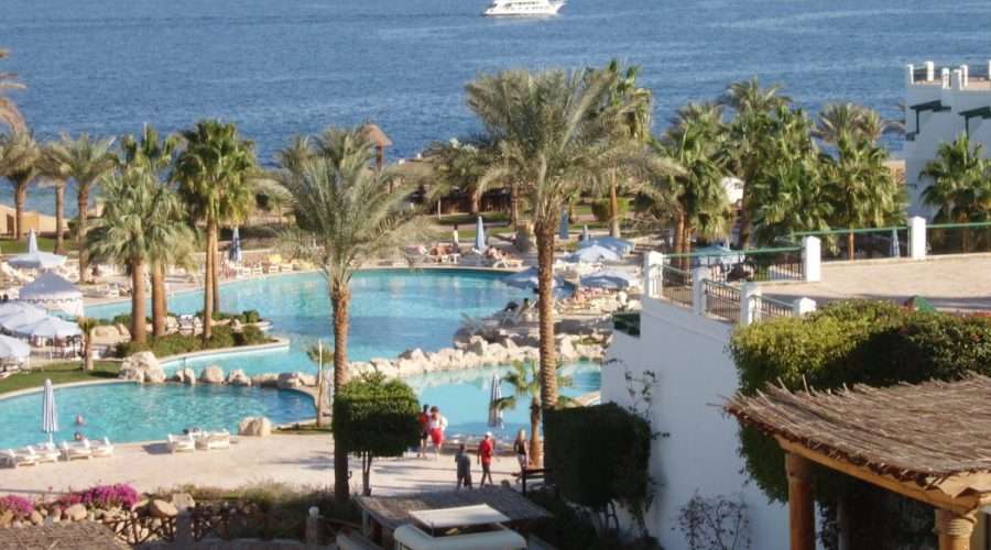 swimming pools at Safir Sharm Waterfalls