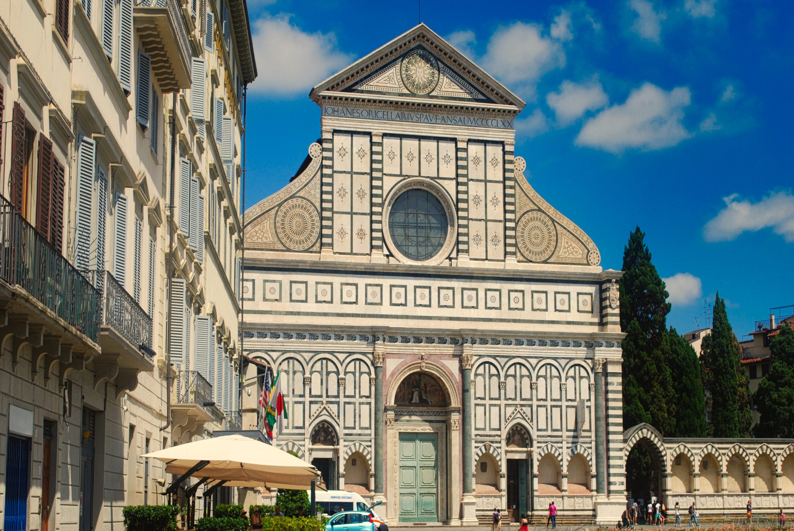 Kościół Santa Maria Novella we Florencji z freskami prawdopodobnie także młodego Michała Anioła podczas podróży na wczasy w hotelu w Toskanii