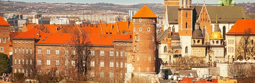 the Royal Wawel Castle in Krakow belongs to the most famous Polish castles