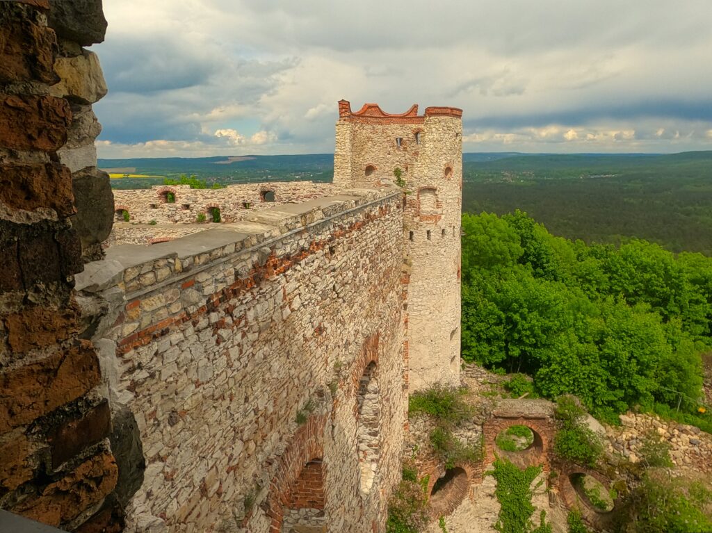 the ruins of the Eagle's Nests castle - Tenczyn in Rudno on the Czestochowa-Krakow Upland