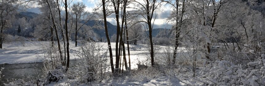 piękna zima występująca w rejonie Wierchomli Wielkiej - znanej stacji narciarskiej