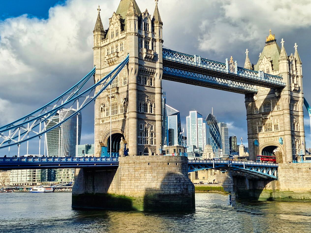 Tower Bridge z zorganizowanej wycieczki objazdowe do Londynu