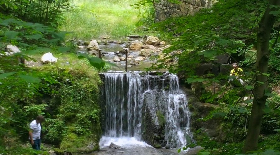 wodospad w Tenczyńskim Parku Krajobrazowym