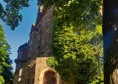 monumental Ksiaz Castle at the Polish city of Walbrzych