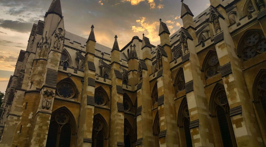Westminster Abbey podczas zwiedzania stolicy Anglii