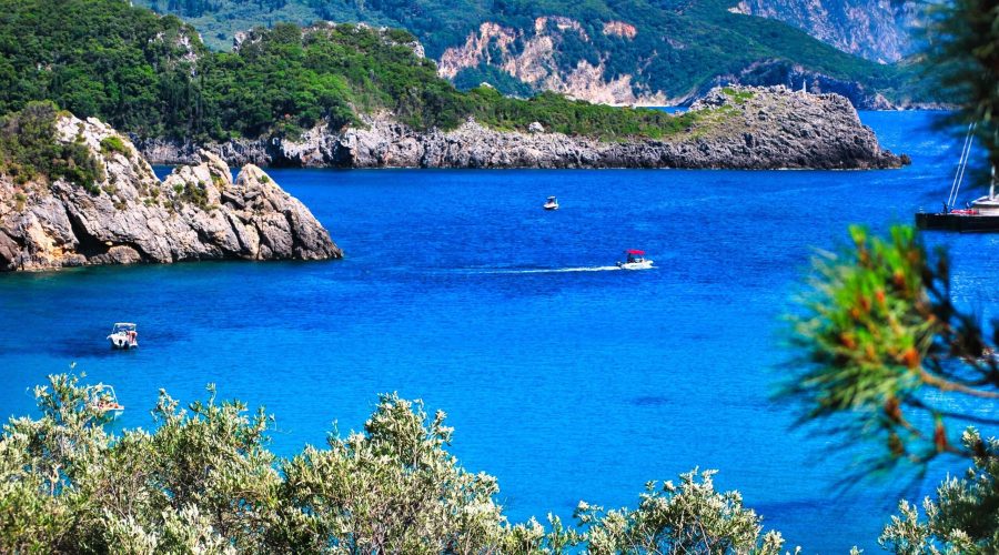 ride through the Corfu picturesque bays at the eastern seaside