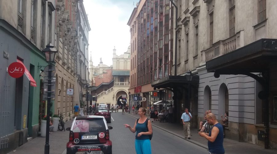 a stroll along the St. John street during the tour to Cracow