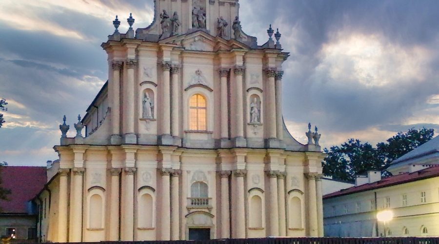 late Baroque church of the Visitation Sisters at the Krakowskie Przedmieście street in the heart of Warsaw