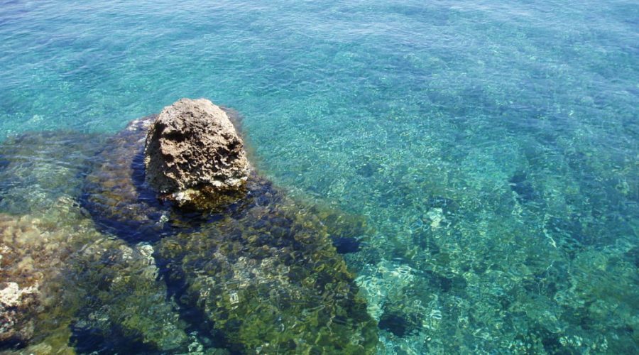 krystalicznie czyste morze na Cyprze