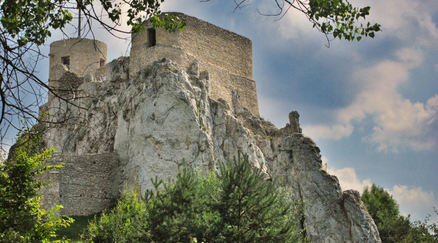 Zamek Rabsztyn należący do Szlaku Orlich Gniazd uwieczniony podczas wycieczki po Jurze